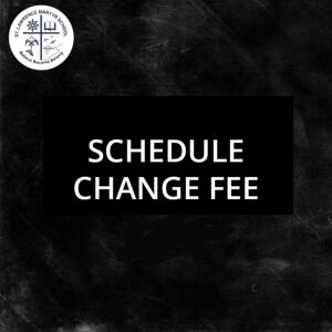Schedule change fee